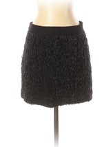 J CREW Womens Solid Black Organza Ribbon Mini Skirt - Size Zero - £23.15 GBP