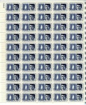 TEN SHEETS John F. Kennedy Sheet of 50 5¢ Postage Stamps Scott 1246 - $89.95