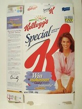 1999 MT Cereal Box KELLOGG&#39;S Special K CINDY CRAWFORD [Y156c11] - £21.89 GBP