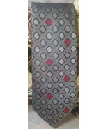 Gianni Versace Silver &amp; Red Medusa Classic Silk Tie Made in Italy - £39.50 GBP