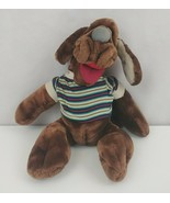 Vtg 1981 Ganzbros Wrinkles The Dog Hand Puppet 18&quot; Plush W/ Leather Tag ... - $33.94 CAD
