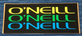 Vintage O&#39;Neill Surfing Surfboard Sticker Decal Surf 1980&#39;s 2&quot;x5&quot; 919A - £14.41 GBP