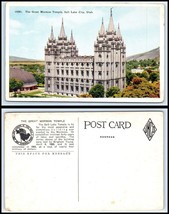 UTAH Postcard - Salt Lake City, Great Mormon Temple Q8 - £3.10 GBP