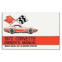 1972 Corvette Manual Owners - $24.70