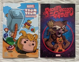 Marvel Tsum Tsum Takeover! / Rocket Racoon &amp; Groot Comic Book / Graphic ... - £7.31 GBP