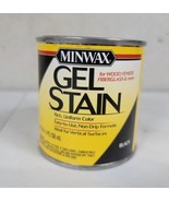 Minwax Wood Gel Stain Black 1/2 Pint Non-Drip Multi-Surface 8 oz - £26.84 GBP