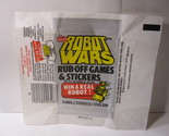1985 Fleer Robot Wars Trading Cards original Wax Wrapper - £2.37 GBP