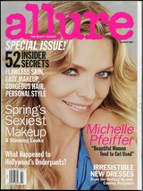 Allure Magazine March 2007- Michelle Pfeiffer- Fashion- Beauty- Health- Women - £24.79 GBP