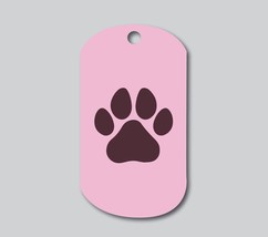 Dog Paw Print Military Style Dog Tag - £7.90 GBP