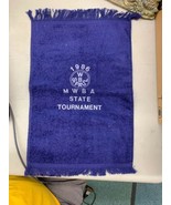 Vintage Bowling towel MWBA 1986 state tournament WB St Paul MN - £16.10 GBP