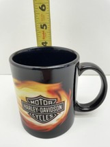 Harley Davidson 8oz coffee mug cup flames new - $159.52 MXN
