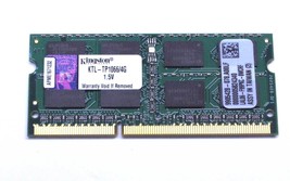 Kingston KTL-TP10664/4GB PC3-8500 4GB SO-DIMM 1066MHz DDR3 Laptop Memory... - £28.32 GBP