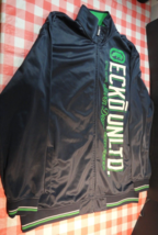 Discontinued Ecko Unltd Seven Deuce Blue &amp; Green Zip Up Windbreaker Jacket 2XL - £25.47 GBP