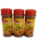 Gebhardt CHILI POWDER 3 oz Lot of 3 Gebhardt&#39;s Mexican Cooking Spice San TX - £23.58 GBP