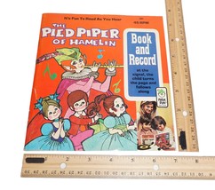 The Pied Piper Of Hamelin Peter Pan - Book &amp; Record 45 Rpm Vintage 1971 - £4.71 GBP