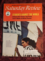 Saturday Review August 17 1968 Alain Touraine Luigi Einaudi Lewis B. Mayhew - £6.75 GBP