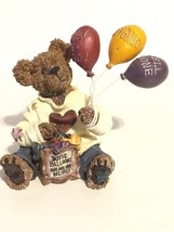 Boyds Bears Resin GOODFER U BEAR WAY TO GO Get Well Bearstone Balloon 22... - $6.16