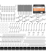 INCLY 278PCS Pegboard Accessories Organizer Kit, Peg Board Hooks Set wit... - $773.66 MXN
