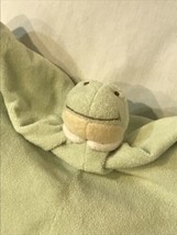 Angel Dear Green Dinosaur Security Blanket Baby Lovie Blankiet 13 x 13 Snuggle - $14.97