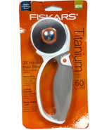 Fiskars 60mm Titanium Comfort Loop Rotary Cutter 01-005875 - $16.95