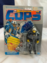 1988 Hasbro COPS &quot;BARRICADE&quot; Poseable Action Figure in Sealed Blister Pack - £179.88 GBP