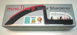 Mino Sharp Ceramic Water Knife Sharpener No.220 Black Japan Import - £31.42 GBP