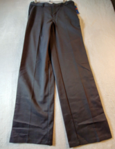 Dickies Pants Womens Size 16 Black Classic Fit Slash Pockets Belt Loops Pull On - £13.91 GBP