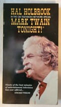 Hal Holbrook in Mark Twain Tonight! (VHS, 1999) - £7.11 GBP