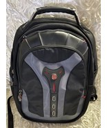 Wenger Swiss Gear Gray/Black 16&quot; Laptop Backpack Rucksack Travel Duffel - $66.74 CAD