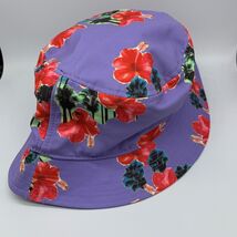 Hawaiian Floral Medium New Era Bucket Hat Cap - $14.24