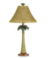 PALM TREE RATTAN LAMP - $1,890.24 MXN
