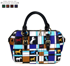 Trail of Painted Ponies Collection Satchel Shoulder Bag Montana West White  - $28.99