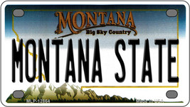 Montana State Novelty Mini Metal License Plate Tag - £11.72 GBP