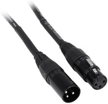 Black 50 Foot REAN XLR Microphone Speaker Cable for Clear Sound - $45.53