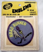  Vintage 'The Show Offs' Emblems Road Runner Sew On Patch Wear or Collect - $12.99