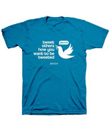 Kerusso Christian Tweet Short Sleeve T-Shirts, Pacific Blue, Unisex, S-3... - £16.97 GBP+