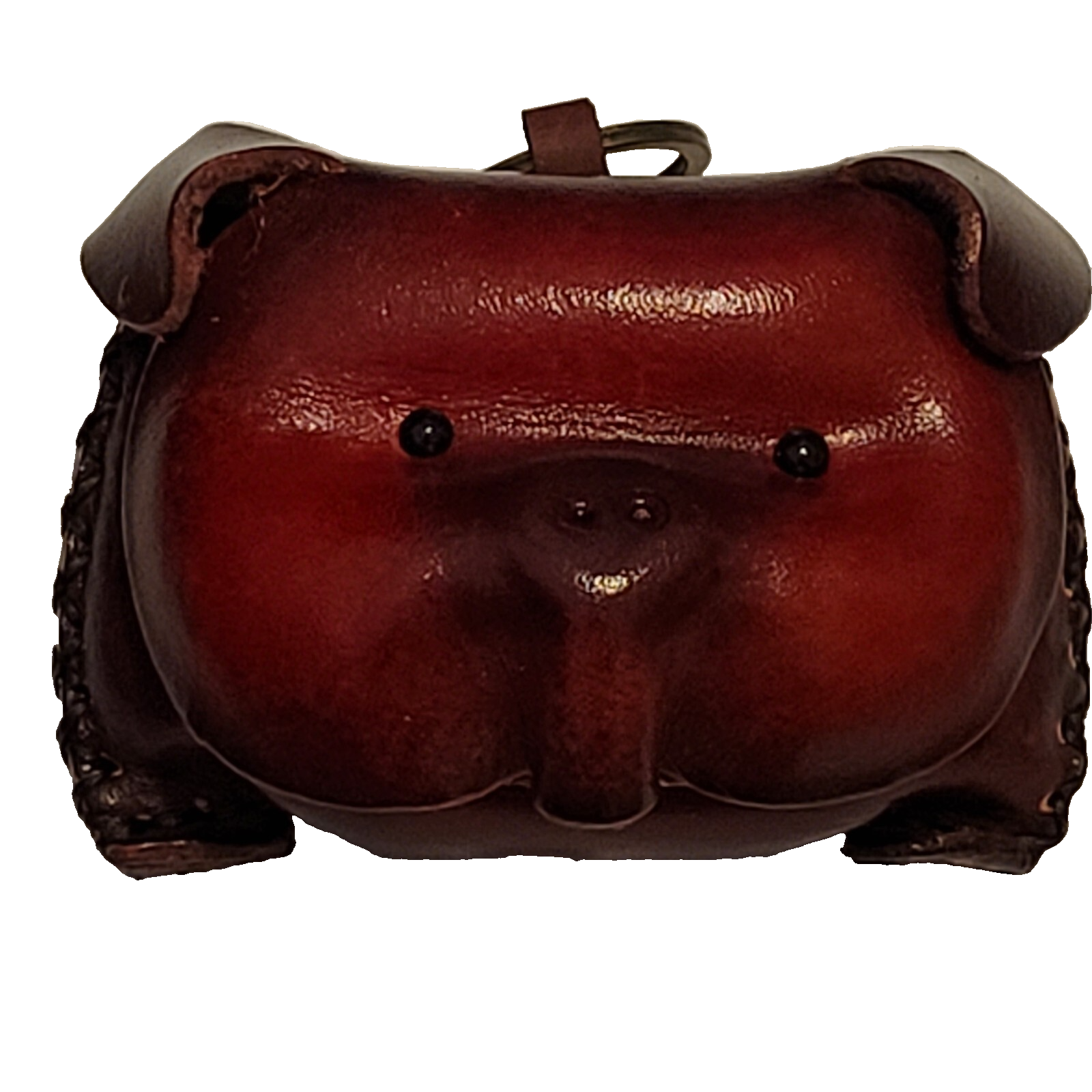 Pig Leather Wristlet Wallet Change Coin Purse Magnetic Closure Charm Pouch - $16.82