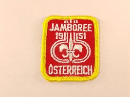 ✅ 1951 Jamboree Patch OSTERREICH Vintage BSA Boy Scout Embroidered - £19.56 GBP