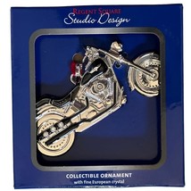 Christmas Ornament Motorcycle Motorbike Biker Decoration Regent Harvey L... - $19.34