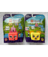 Lego Friends Flamingo (41pcs) &amp; Pug (40pcs) Cube Lot of 2 Animals New Cubes - £20.14 GBP