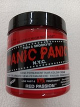 Manic Panic Hair Dye Semi-Permanent Hair Color 4oz (Red Passion) FREE SHIPPING - £8.82 GBP