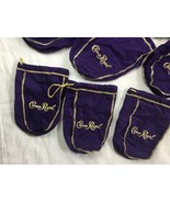 Lot of Purple Velvet Crown Royal Bags 15 Med 3 Mini 3 Large   - $40.54 CAD
