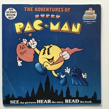 Pac-Man The Adventures of Super Pac-Man 7&#39; Vinyl Record/Book, Kid Stuff-KSR 617 - £53.99 GBP