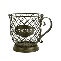 Boston Warehouse Coffee Mug Kup Keeper, Storage Basket,20 pods - £33.03 GBP