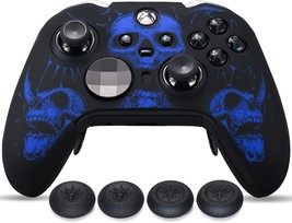 Yorha Laser Carving Silicone Skin For Xbox Elite Series 2 Controller, 1 (Skulls - £35.63 GBP