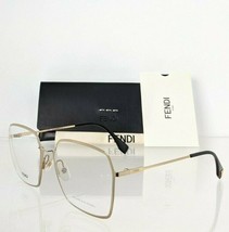 Brand New Authentic Fendi Eyeglasses 0333 J5G 55mm Gold Frame 0333 - £113.94 GBP