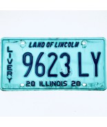 2020 United States Illinois Land of Lincoln Livery License Plate 9623 LY - $20.22 CAD
