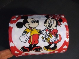 New Walt Disney World Plastic Wired Ribbon Border Mickey Minnie Mouse Red Hearts - £37.36 GBP