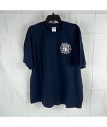 Gildan Men&#39;s Size XL Sugar Creek Missouri Fire Department T-Shirt Blue Logo - £17.29 GBP