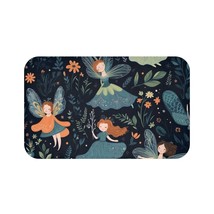 Enchanting Fairy Tale Pattern - Vibrant &amp; Magical Fairies - Bath Mat - $32.66+